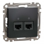 Розетка Schneider Sedna Design чорна комп'ютерна RJ45 Cat. 5e UTP 2-на ( SDD114452 ) Розетка Schneider Sedna Design чорна комп'ютерна RJ45 Cat. 5e UTP 2-на ( SDD114452 )