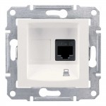 Розетка Schneider Sedna слоновая кость 1-я RJ-45 5e без рамки ( SDN4300123 )