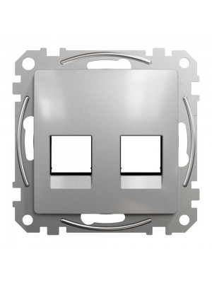 Центральна плата Schneider Sedna Design алюміній 2-на RJ45