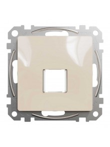 Центральна плата Schneider Sedna Design бежева 1-на Keystone