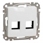 Центральна плата Schneider Sedna Design біла 2-на RJ45 ( SDD111444C )