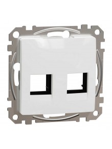 Центральна плата Schneider Sedna Design біла 2-на RJ45