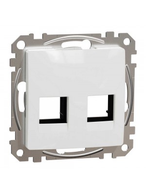 Центральна плата Schneider Sedna Design біла 2-на RJ45