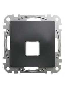Центральна плата Schneider Sedna Design чорна 1-на Keystone
