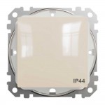 Вимикач Schneider Sedna Design бежевий 1кл прохідний IP44 ( SDD212106 )