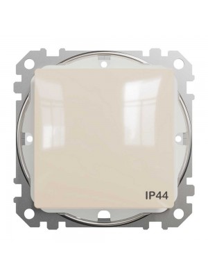 Вимикач Schneider Sedna Design бежевий 1кл прохідний IP44