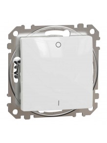 Вимикач Schneider Sedna Design білий двополюсний