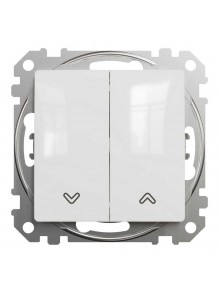 Вимикач Schneider Sedna Design білий жалюзі