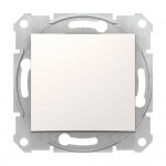 Выключатель Schneider Sedna слоновая кость 1кл проходной без рамки ( SDN0400123 )