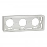 Коробка Schneider Unica NEW для наружного монтажа белая 3-ная ( NU800618 )