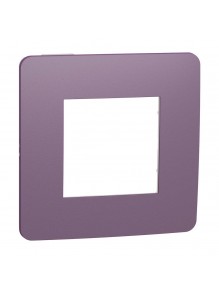Рамка Schneider Unica Studio лілова / біла 1-на