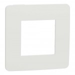 Рамка Schneider Unica Studio белая / белая 1-ная ( NU280218 ) Рамка Schneider Unica Studio белая / белая 1-ная ( NU280218 )