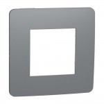 Рамка Schneider Unica Studio дымчато-серая / белая 1-ная ( NU280221 ) Рамка Schneider Unica Studio дымчато-серая / белая 1-ная ( NU280221 )