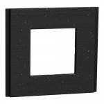 Рамка Schneider Deco Material чорний папір 1-на ( NU600274 )