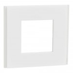 Рамка Schneider Deco Material матовий білий 1-на ( NU600279 ) Рамка Schneider Deco Material матовий білий 1-на ( NU600279 )
