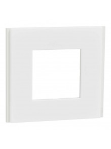 Рамка Schneider Deco Material матовий білий 1-на