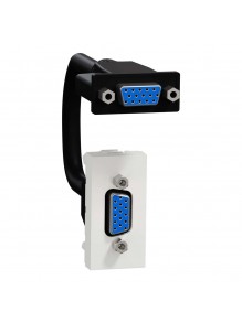 Розетка Schneider Unica NEW белая HD15 female (VGA) 1 модуль
