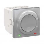 Термостат кімнатний Schneider Unica NEW вбуд.датчик 8А алюміній ( NU350130 )