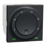 Термостат кімнатний Schneider Unica NEW вбуд.датчик 8А антрацит ( NU350154 )