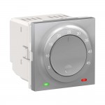 Термостат теплої підлоги Schneider Unica NEW 10А алюміній ( NU350330 )