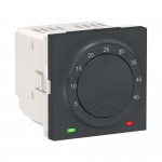 Термостат теплої підлоги Schneider Unica NEW 10А антрацит ( NU350354 )