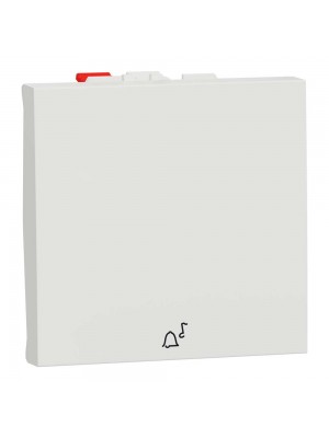 Выключатель кнопочный Schneider Unica NEW белый 1кл "ЗВОНОК"