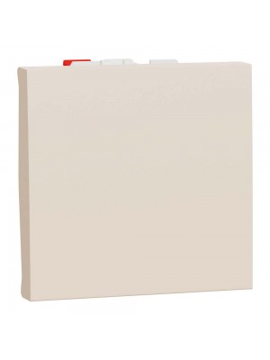 Выключатель кнопочный Schneider Unica NEW бежевый 1кл