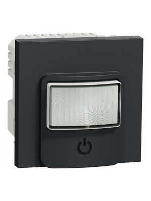 Датчик руху з вимикачем Schneider Unica NEW 10A антрацит