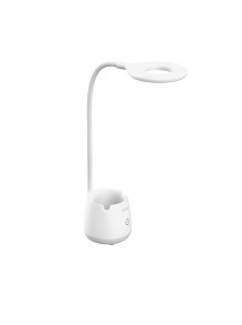Настільна лампа з акумулятором LED BASKET 6W 4200К біла Violux