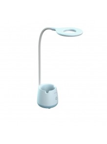 Настільна лампа з акумулятором LED BASKET 6W 4200К блакитна Violux