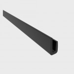 Уплотнитель RAYFOR MT-S Harpoon черный для шинопровода под натяжной потолок ПВХ ( 1121015 )