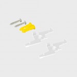 Крепление монтажное RAYFOR MT-O Bind белое для накладного шинопровода (1120012)