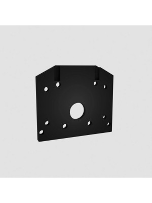 Заглушка RAYFOR MT-D Cup черная торцевая для шинопровода под натяжной потолок (комплект 2 шт)