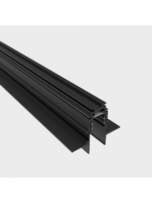 Шинопровод магнитный RAYFOR MT-G Rail черный врезной 2м под гипсокартон 12мм