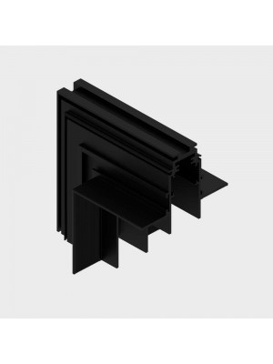 Соединитель RAYFOR MT-G Corner V черный угловой (вертикальный)