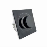 Димер Sunricher  SR-2836N-AC чорний 220V (в коробку) ( SR-2836N-AC (B) (13954) )