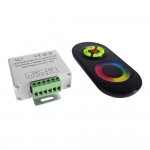 Контролер стрічки LED LIGHT 18A (RGB) 216W з сенсорним пультом чорний ( 55/1 )
