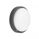 Світильник LED PiN ДББ Дельта 12W 5000K IP54 антрацит з датчиком ( 116128​ )