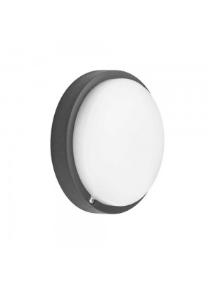 Світильник LED PiN ДББ Дельта 12W 5000K IP54 антрацит