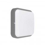 Світильник LED PiN ДББ Квадро 18W 5000K IP54 сірий ( 125180 )