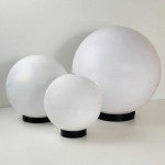 Комплект садово-парковых шаров №4 опал (20-25-30)