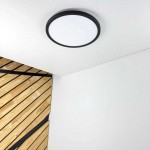 Светильник LED Violux ДББ MILLENNIUM BL 26W 4200K IP20 круг черный ( 361226 )