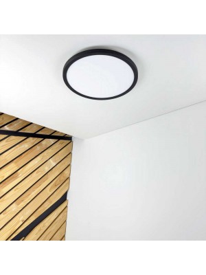 Світильник LED Violux ДББ MILLENNIUM BL 26W 4200K IP20 круг чорний
