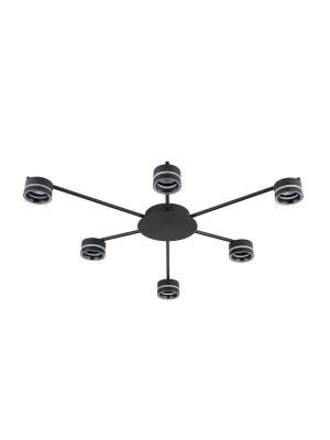 Світильник стельовий DISCOVERY 6хGX53 IP20 чорний Violux