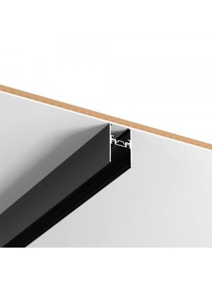 Шинопровод магнитный DTT накладной (подвесной) 2м черный Violux