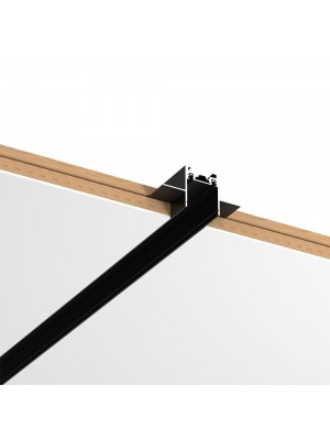 Шинопровод магнитный DTD врезной под гипсокартон 12мм 1м черный Violux