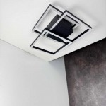 Светильник LED smart RAFAEL+пульт 100W 3000-5000K IP20 прямоугольный черный Violux ( 220975 )