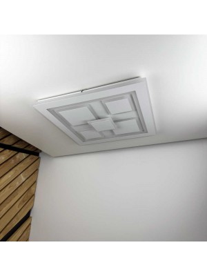 Світильник LED smart OXFORD+пульт 110W 3000-6000K IP20 білий квадрат