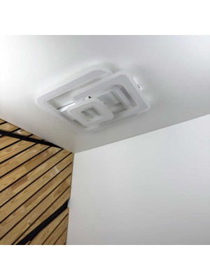 Світильник LED smart PHANTOM+пульт 120W білий квадрат Violux