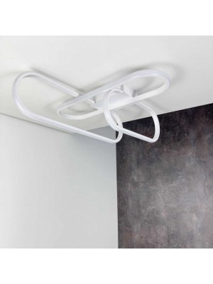 Светильник LED smart SKYLER-3D +пульт 90W 3000-5000K IP20 белый Violux